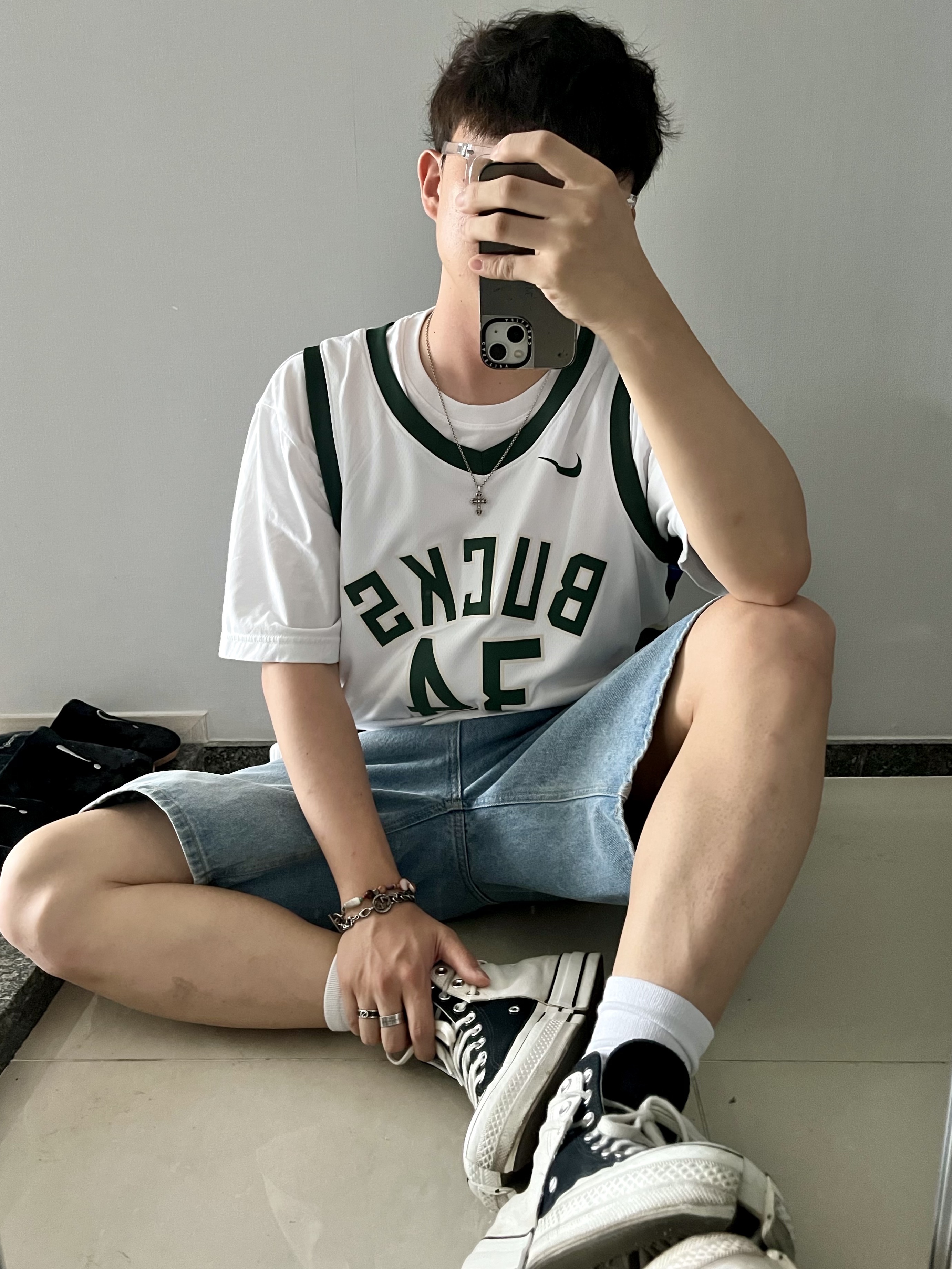 Converse x Feng Chen Wang Chuck 70 2-in-1 Natural Ivory Black 착용 스타일