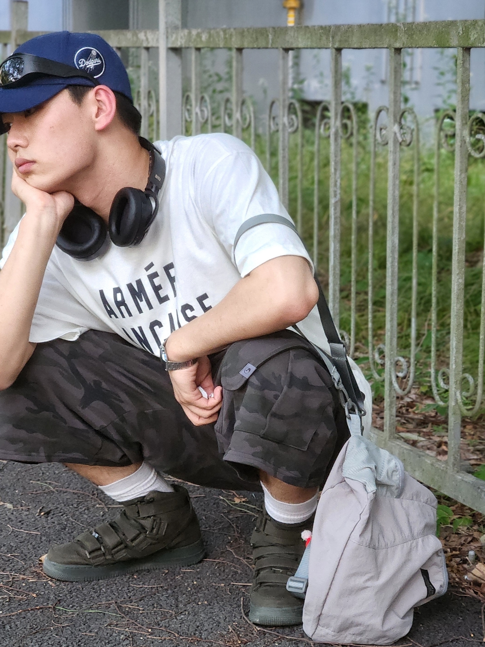Nike x Billie Eilish Air Force 1 High '07 SP Sequoia 착용 스타일 - 4