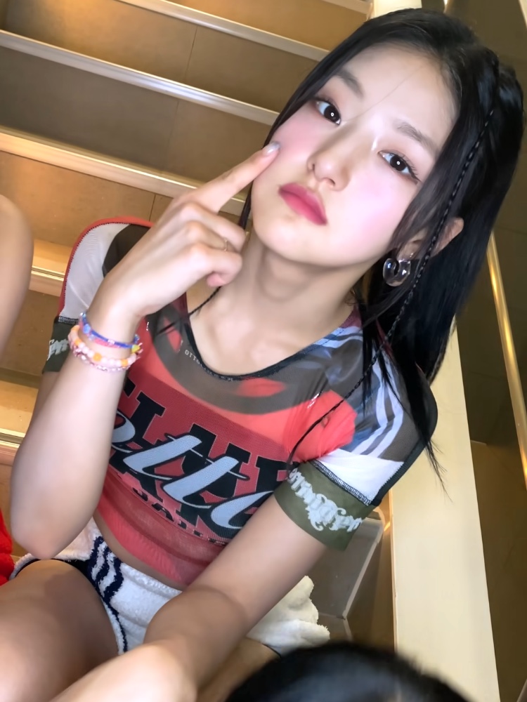 Ottolinger Women Mesh T-Shirt Soccer Print 착용 스타일 - 1