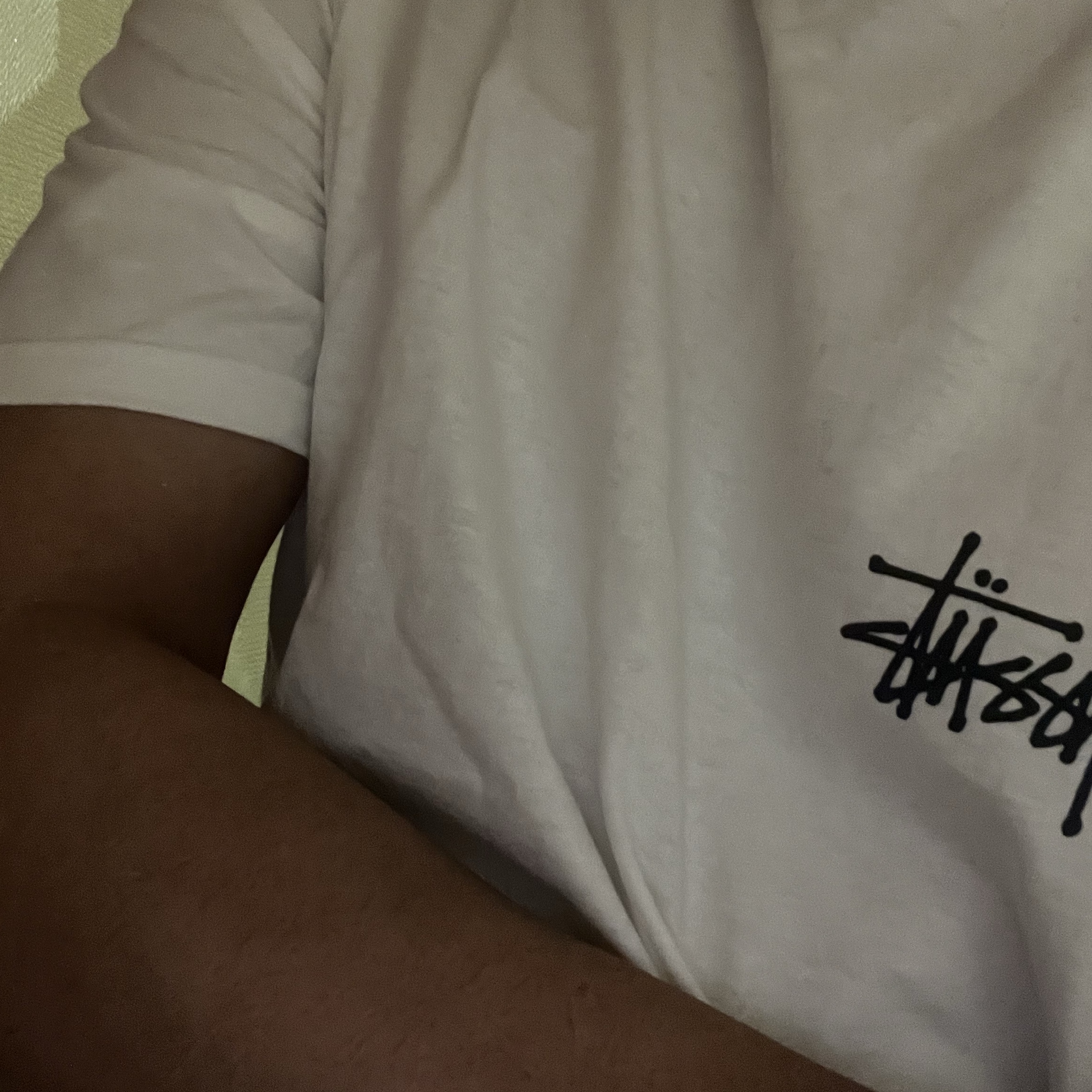 Stussy Basic Stussy T-Shirt White 2024, 2025 착용 스타일