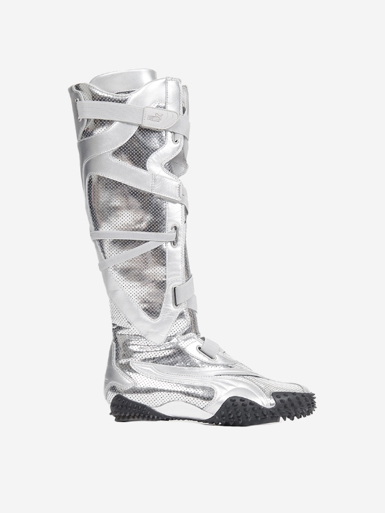 Ottolinger x Puma Women Mostro Boot MU Team Silver 착용 스타일 - 3
