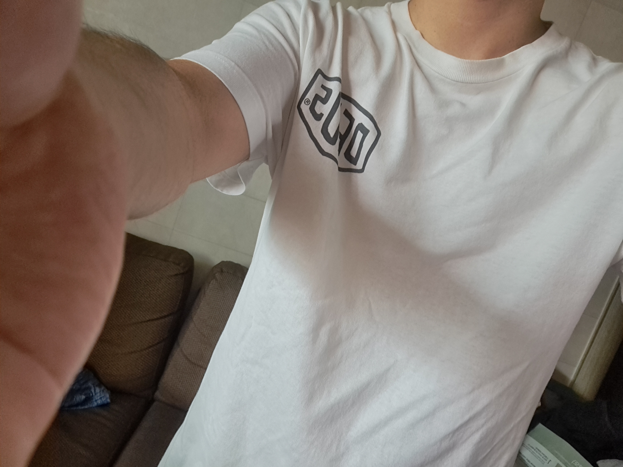 Deus Ex Machina Venice Address T-Shirt White 착용 스타일 - 1