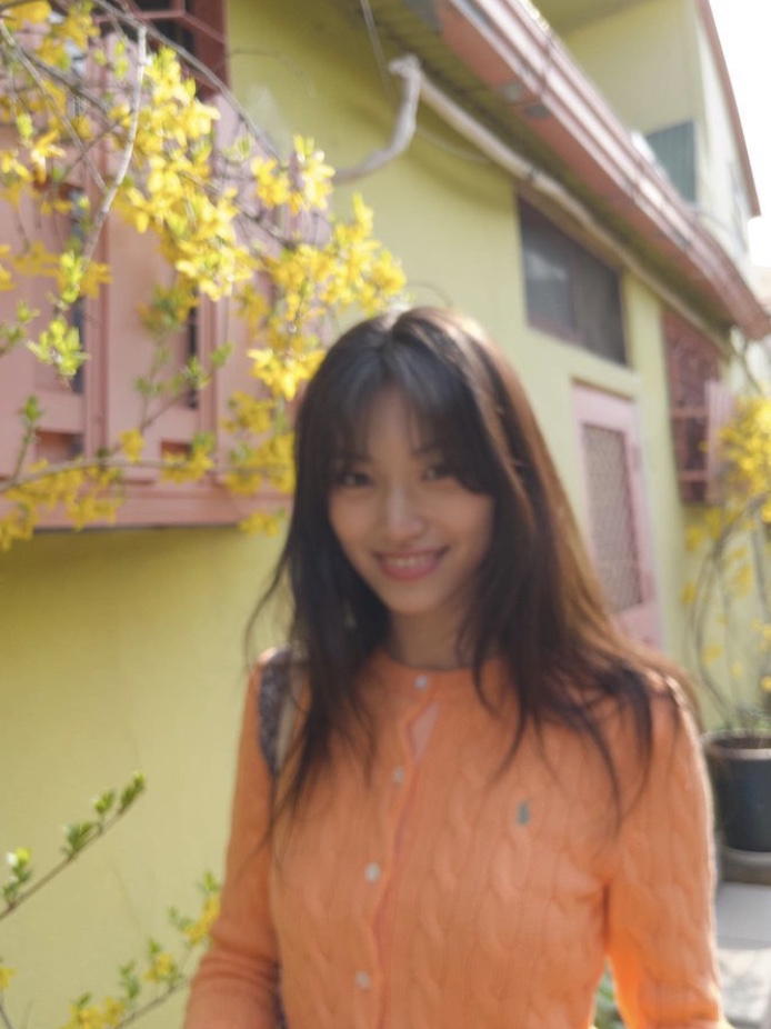 [30%적립] Polo Ralph Lauren Women Cable Knit Cotton Crewneck Cardigan Yellow, [30%적립] Polo Ralph Lauren Women Cable Knit Cotton Crewneck Cardigan Green 착용 스타일 - 4