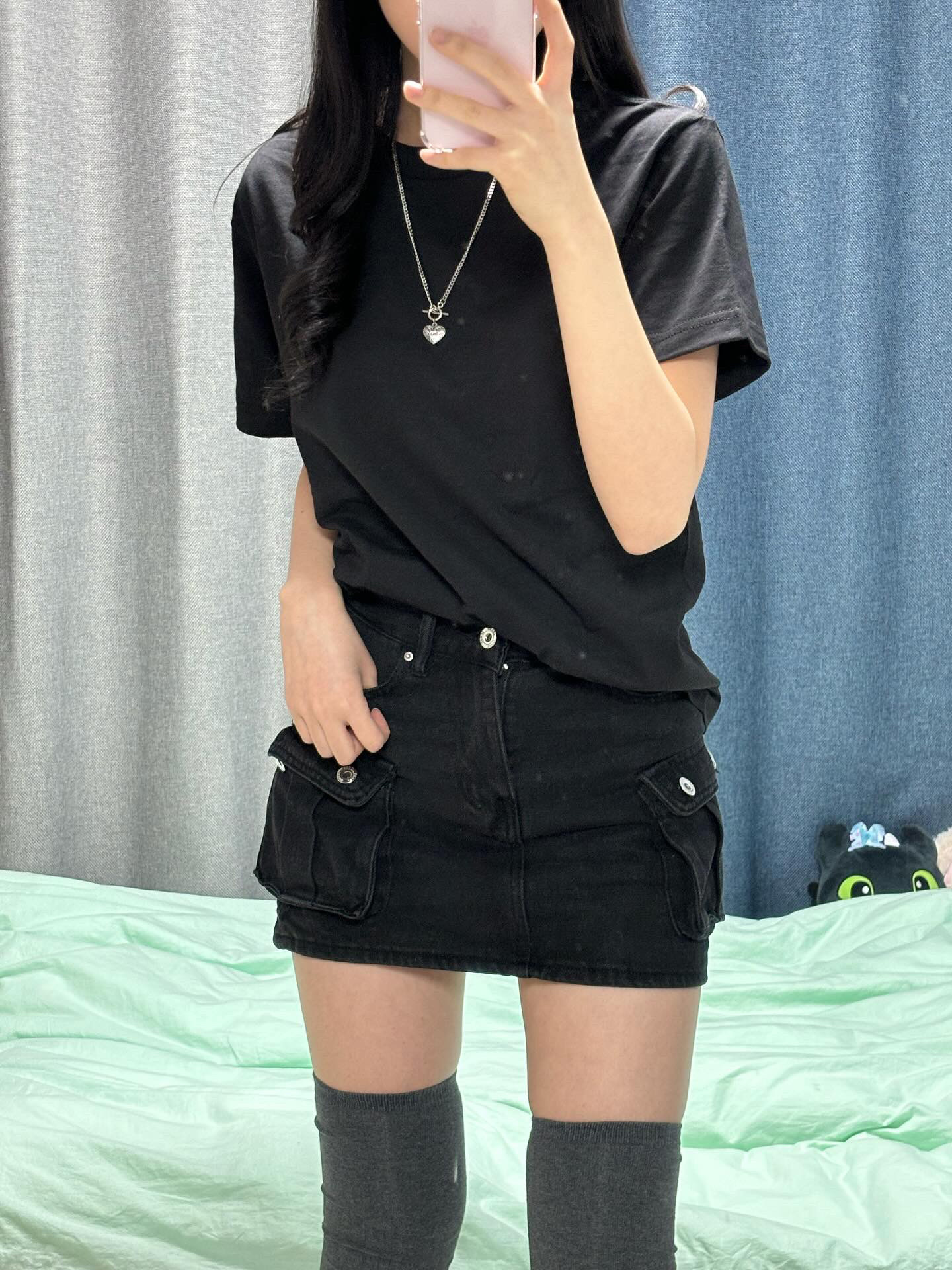 Gildan Heavy Ultra Cotton T-Shirt White Black (2Pack), Gildan Heavy Ultra Cotton T-Shirt Black (2Pack) 착용 스타일 - 2