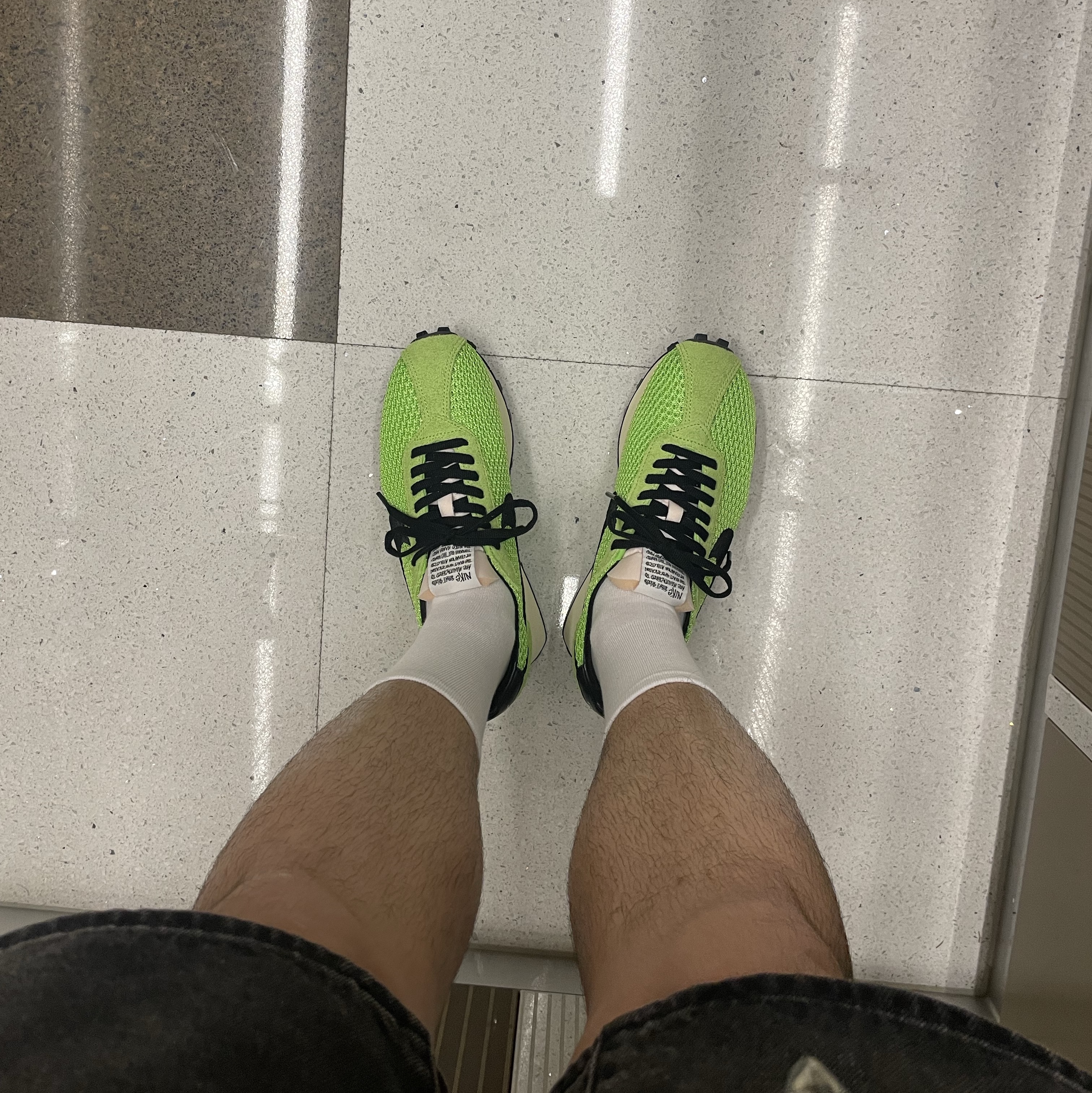 Nike x Stussy LD-1000 SP Action Green and Black 착용 스타일