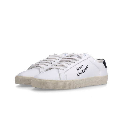 (W) Saint Laurent Court Classic SL/06 Sneakers White Black