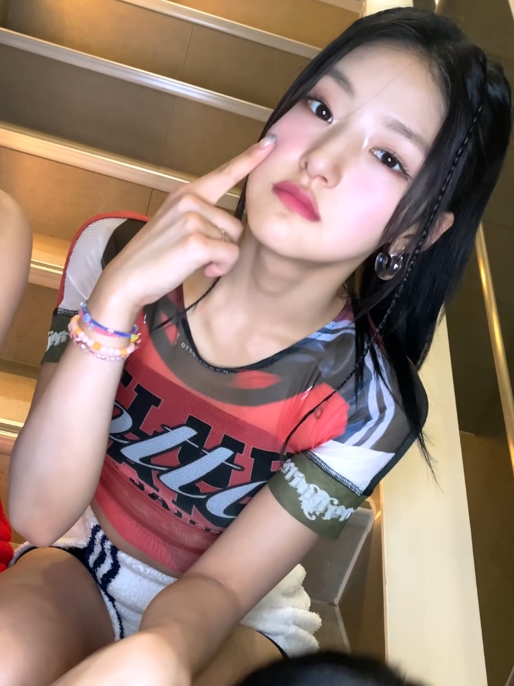 Ottolinger Women Mesh T-Shirt Soccer Print 착용 스타일 - 5