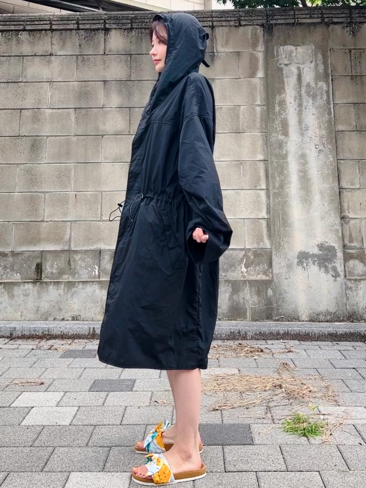 Supreme Motion Logo Lightweight Parka Black - 23SS 착용 스타일 - 1