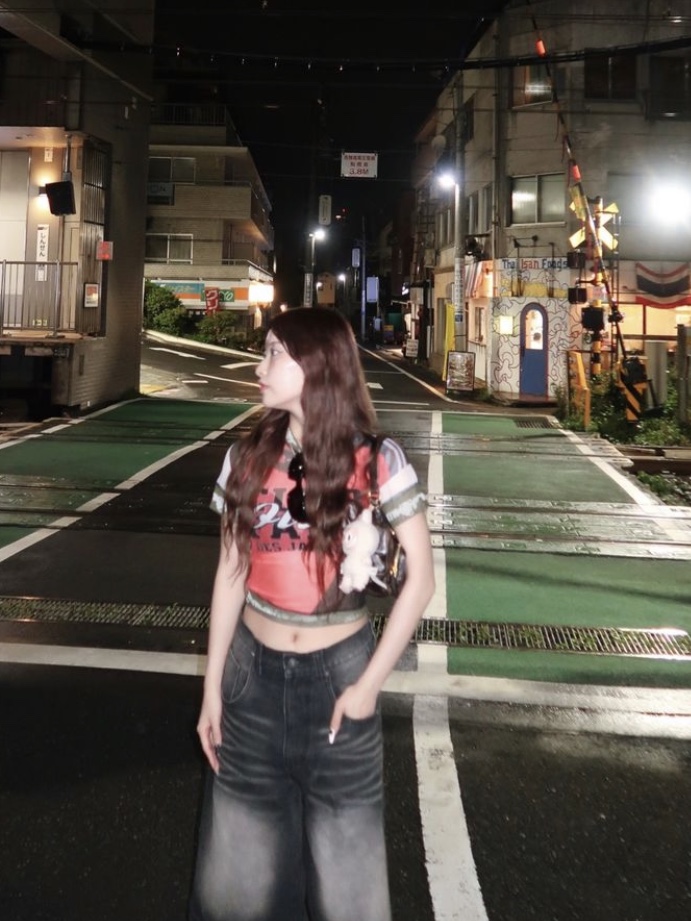 Ottolinger Women Mesh T-Shirt Soccer Print 착용 스타일 - 7