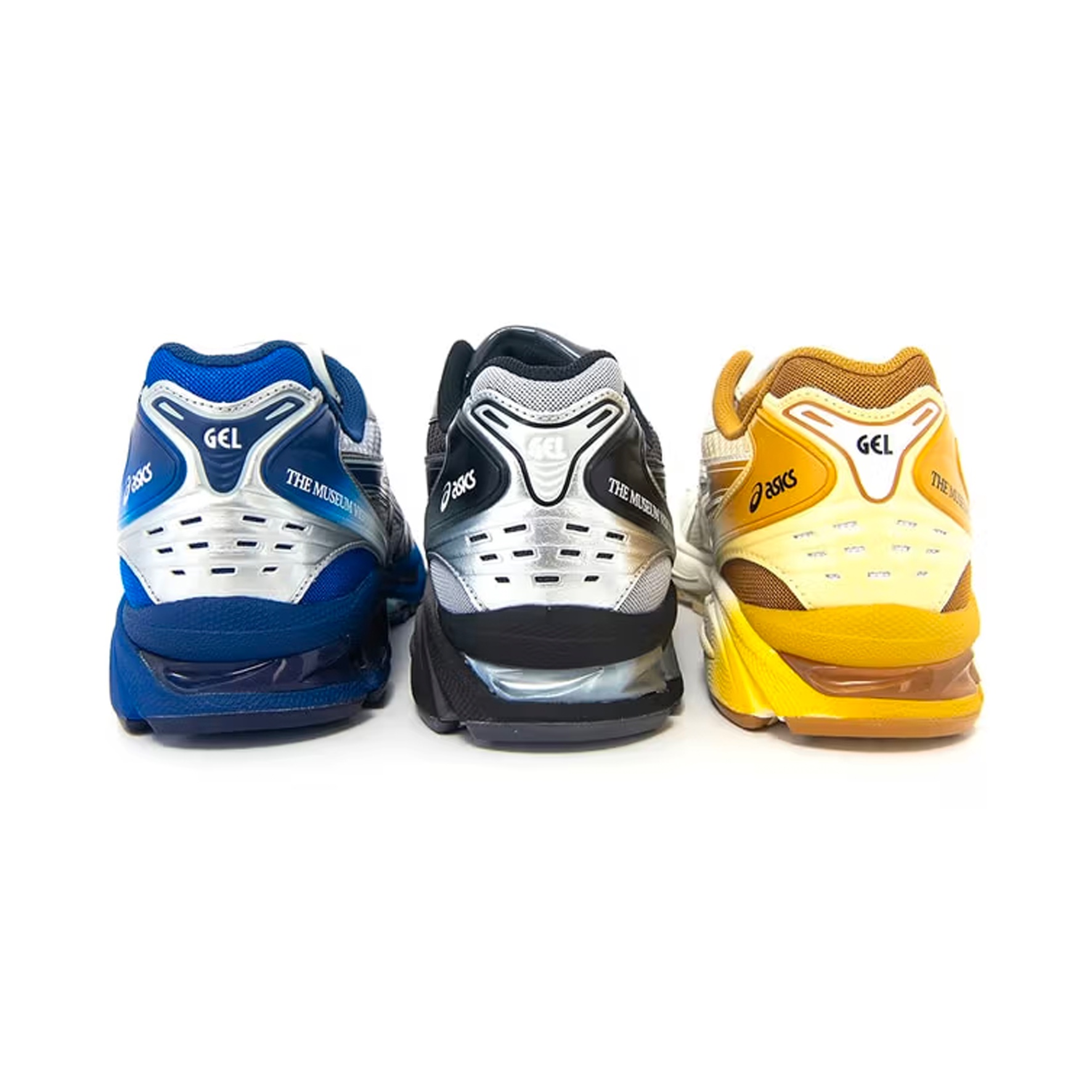 Asics x The Museum Visitor Gel-Kayano 14 Clay Grey Glacier Grey, Asics x The Museum Visitor Gel-Kayano 14 Polar Shade Illusion Blue 착용 스타일 - 2