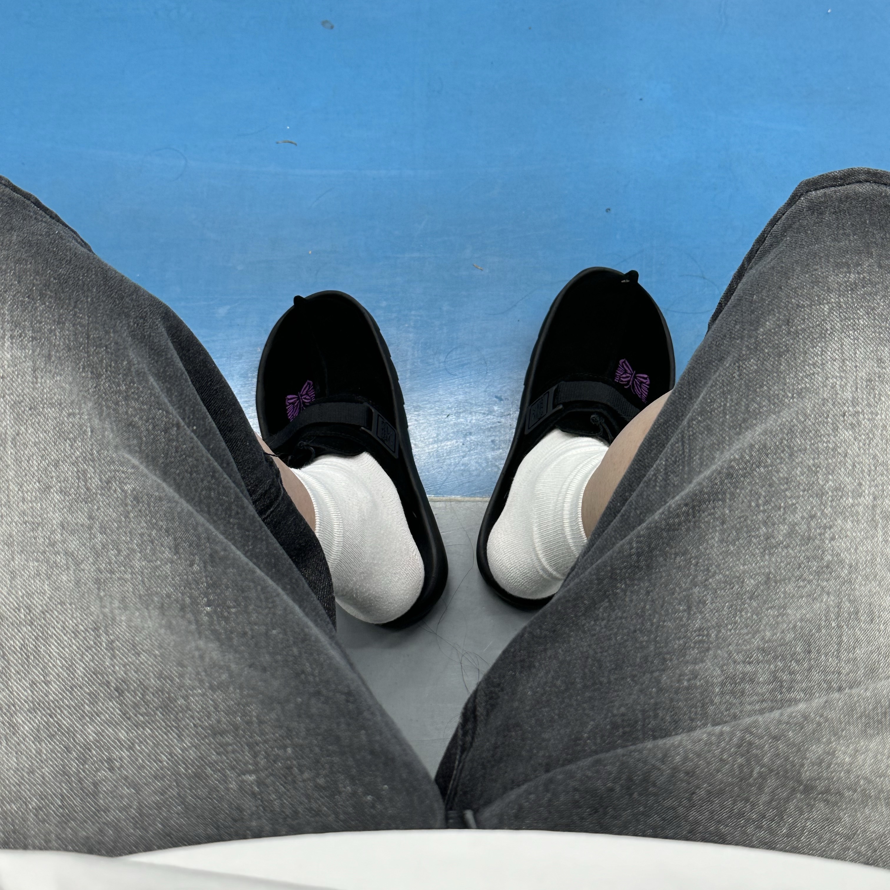 Reebok x Needles Beatnik Black 착용 스타일