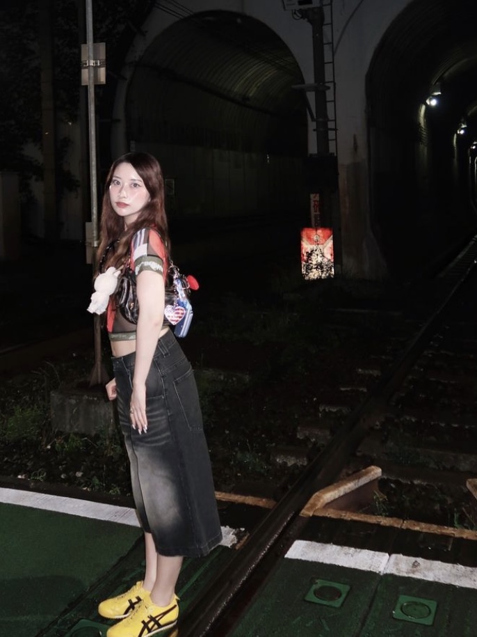Ottolinger Women Mesh T-Shirt Soccer Print 착용 스타일 - 1