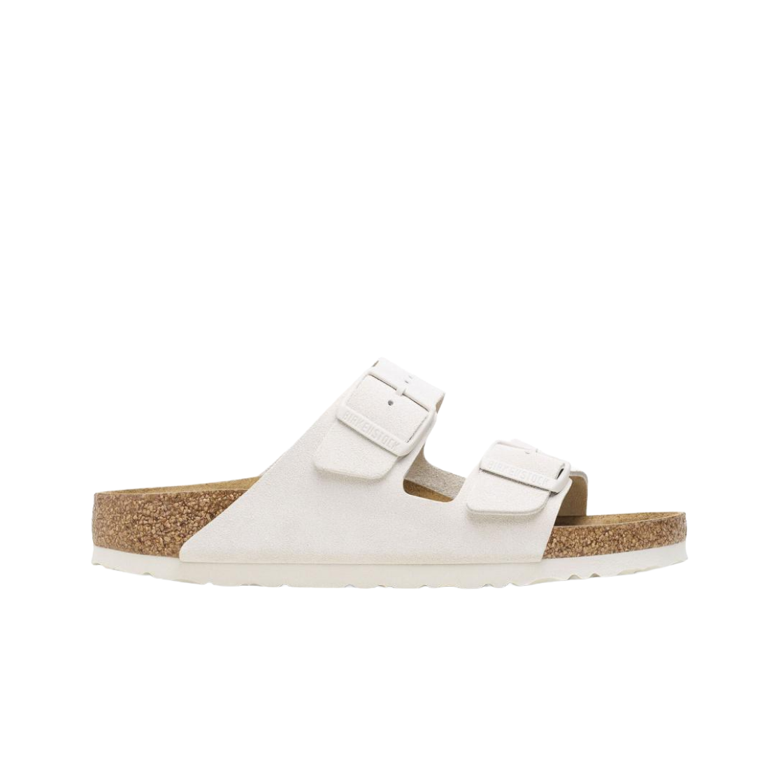 (W) 버켄스탁 애리조나 스웨이드 앤티크 화이트 - 내로우((W) Birkenstock Arizona Suede Antique White - Narrow) - 1