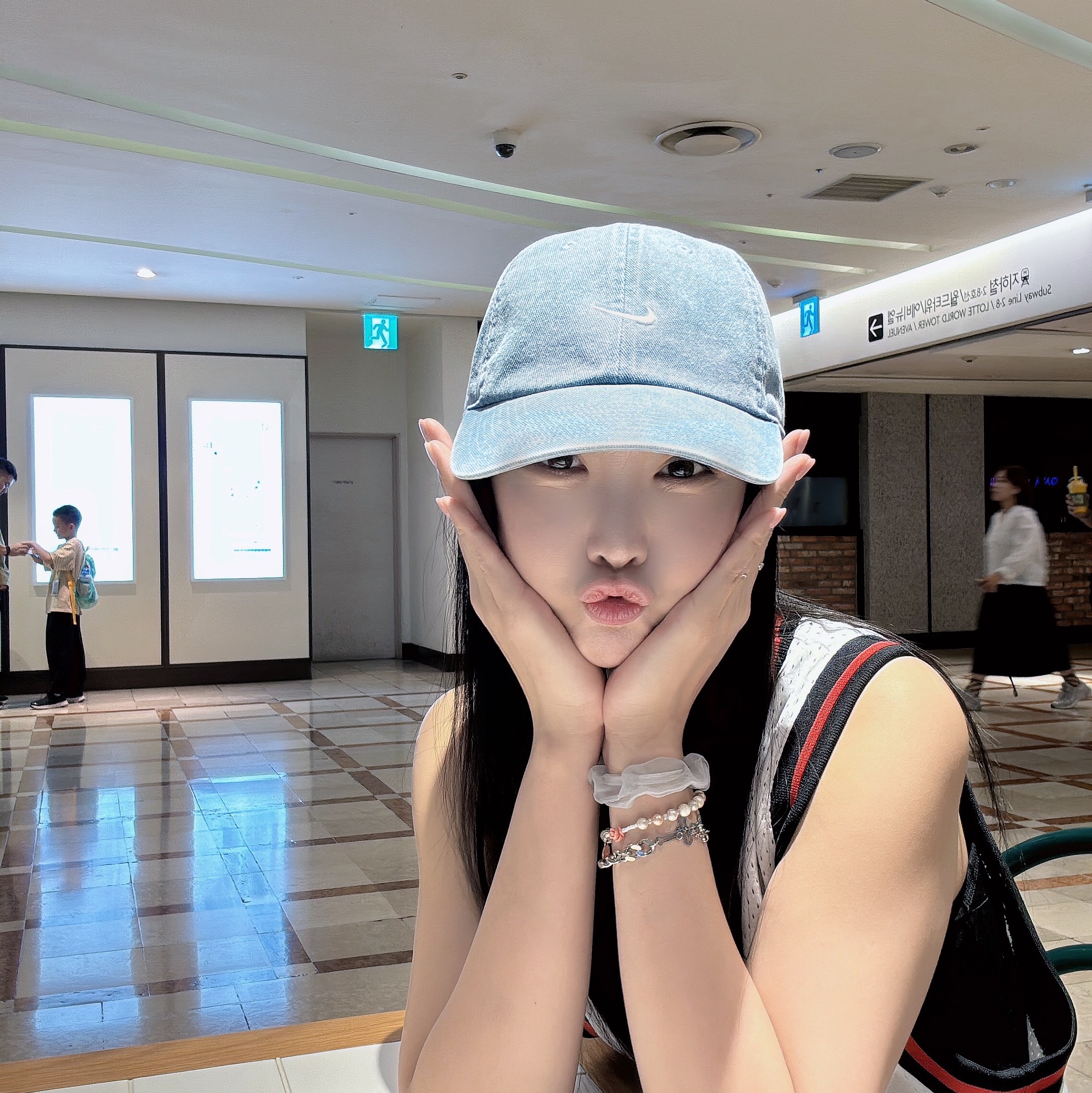 Nike Club Unstructured Denim Cap Aegean Storm Thunder Blue, (W) Adidas Adifom Superstar Boot Wonder Taupe 착용 스타일 - 3