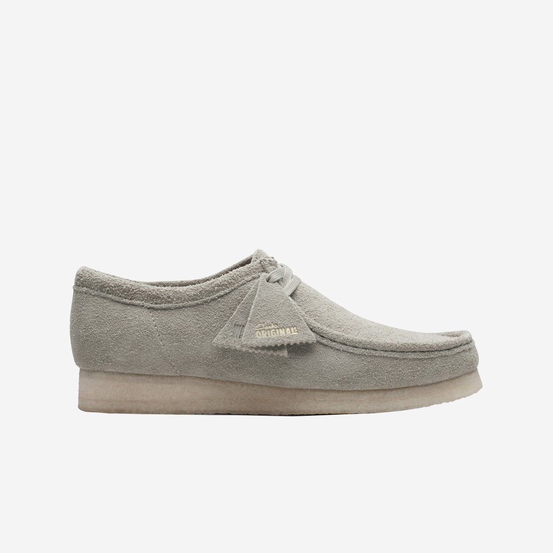 Clarks Wallabee Suede Pale Grey 상세 이미지 1