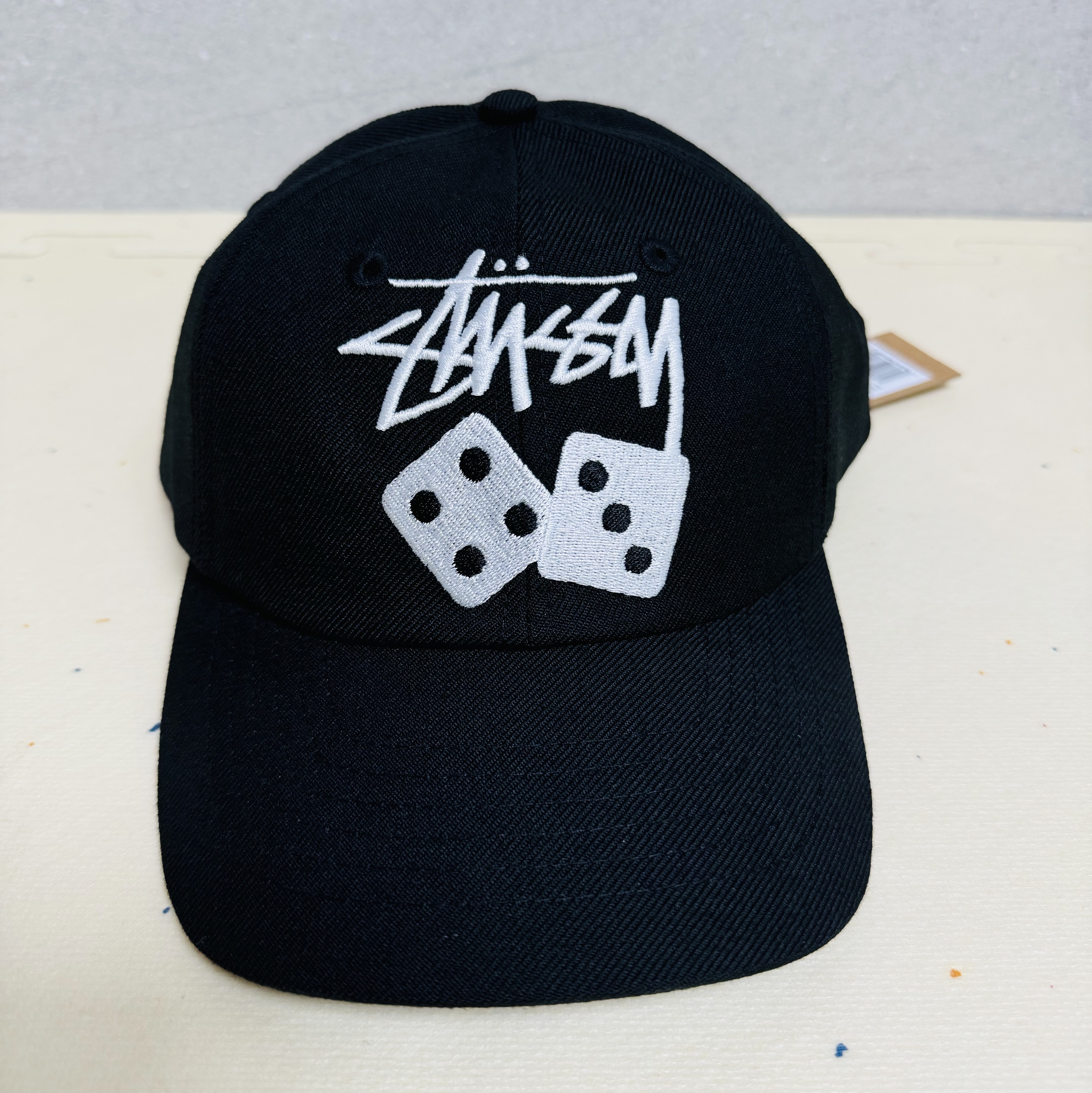 Stussy Low Profile Stock Dice Snapback Black 착용 스타일
