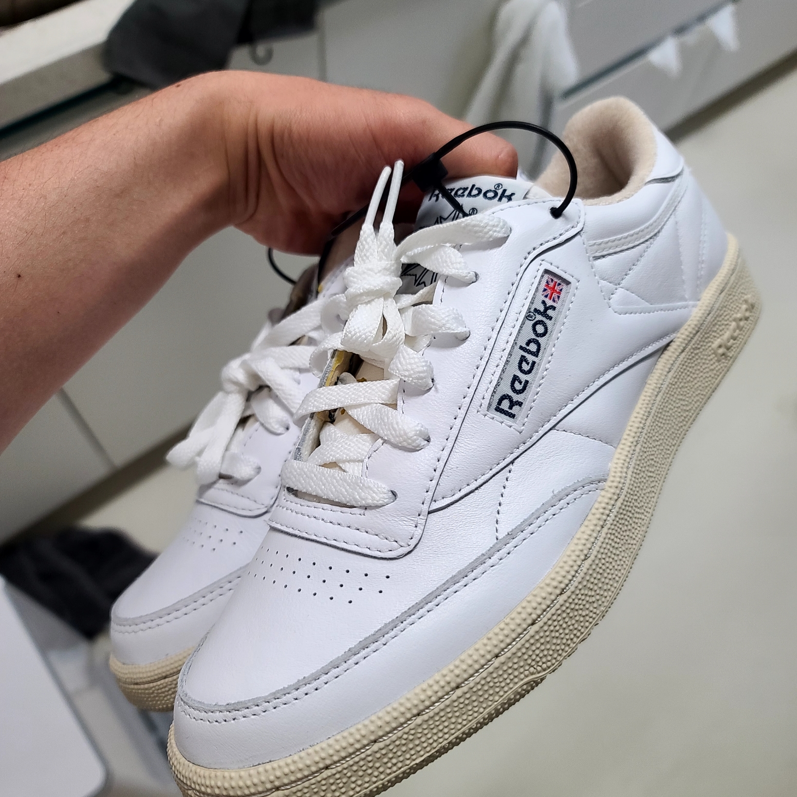 Reebok Club C 85 Vintage Retro White 착용 스타일