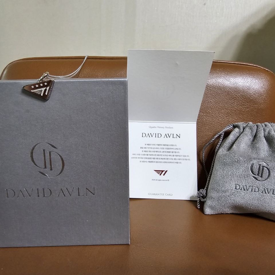 [KREAM 단독] T1 x DAVID AVLN Quadra Victory Pendant 착용 스타일