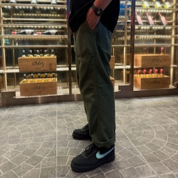 Nike x Tiffany & Co. Air Force 1 Low SP 1837, Orslow 5002 US Army Fatigue Pants Green 착용 스타일