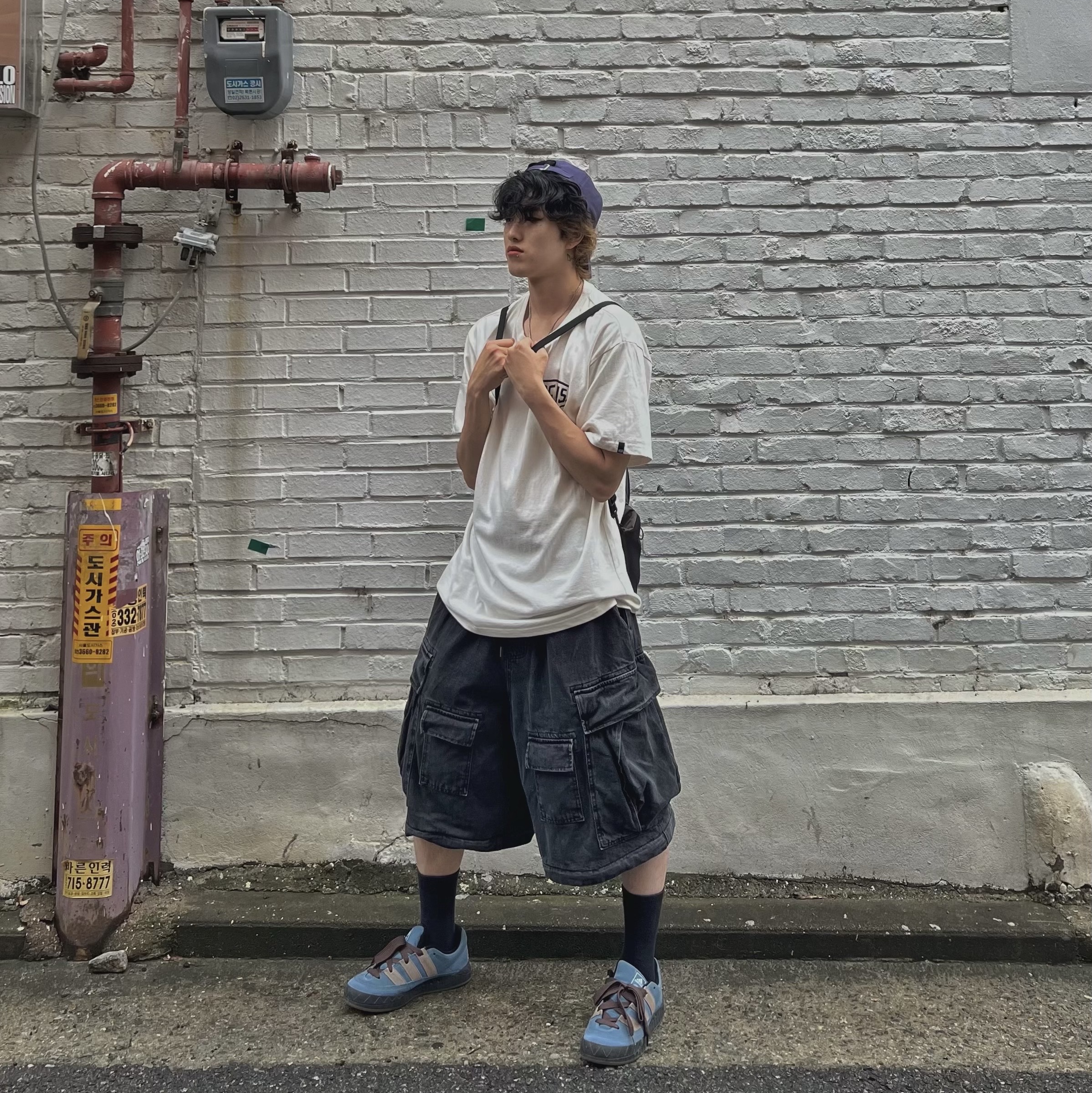 Adidas Adimatic Phantone 착용 스타일 - 2