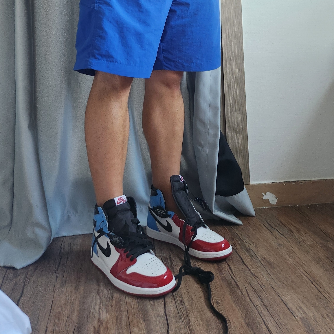 Jordan 1 Retro High Fearless UNC Chicago 착용 스타일
