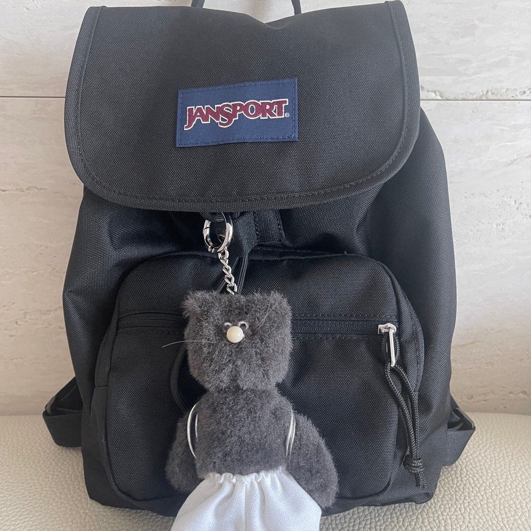 Jansport Highlands Mini Backpack Black 착용 스타일