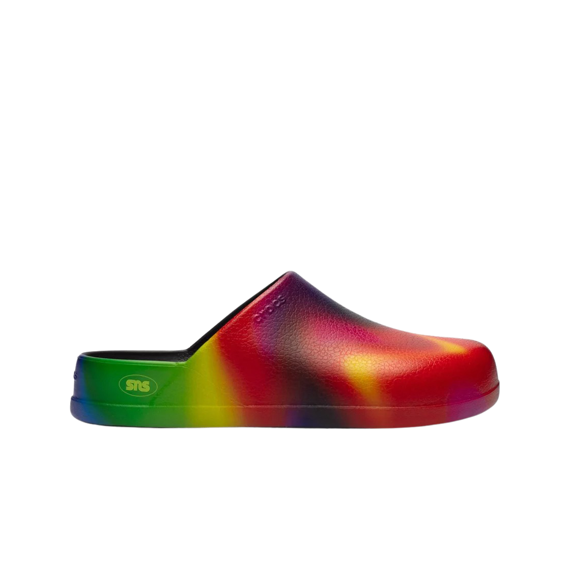 크록스 x SNS 딜런 클로그 네온 그린(Crocs x SNS Dylan Clog Neon Green) - 1