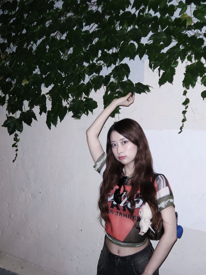 Ottolinger Women Mesh T-Shirt Soccer Print 착용 스타일 - 8