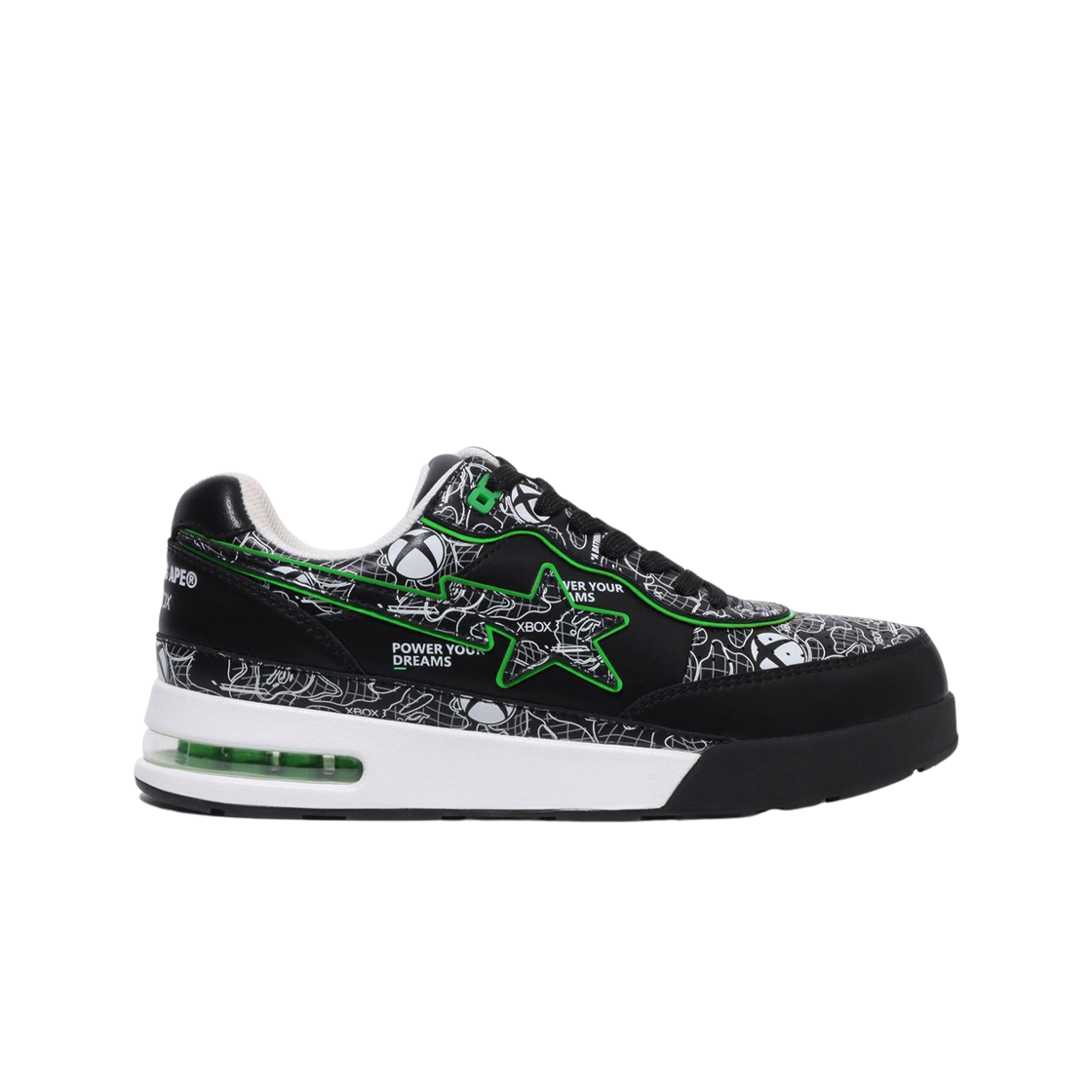 BAPE x Xbox Camo Road Sta Black 상세 이미지 1