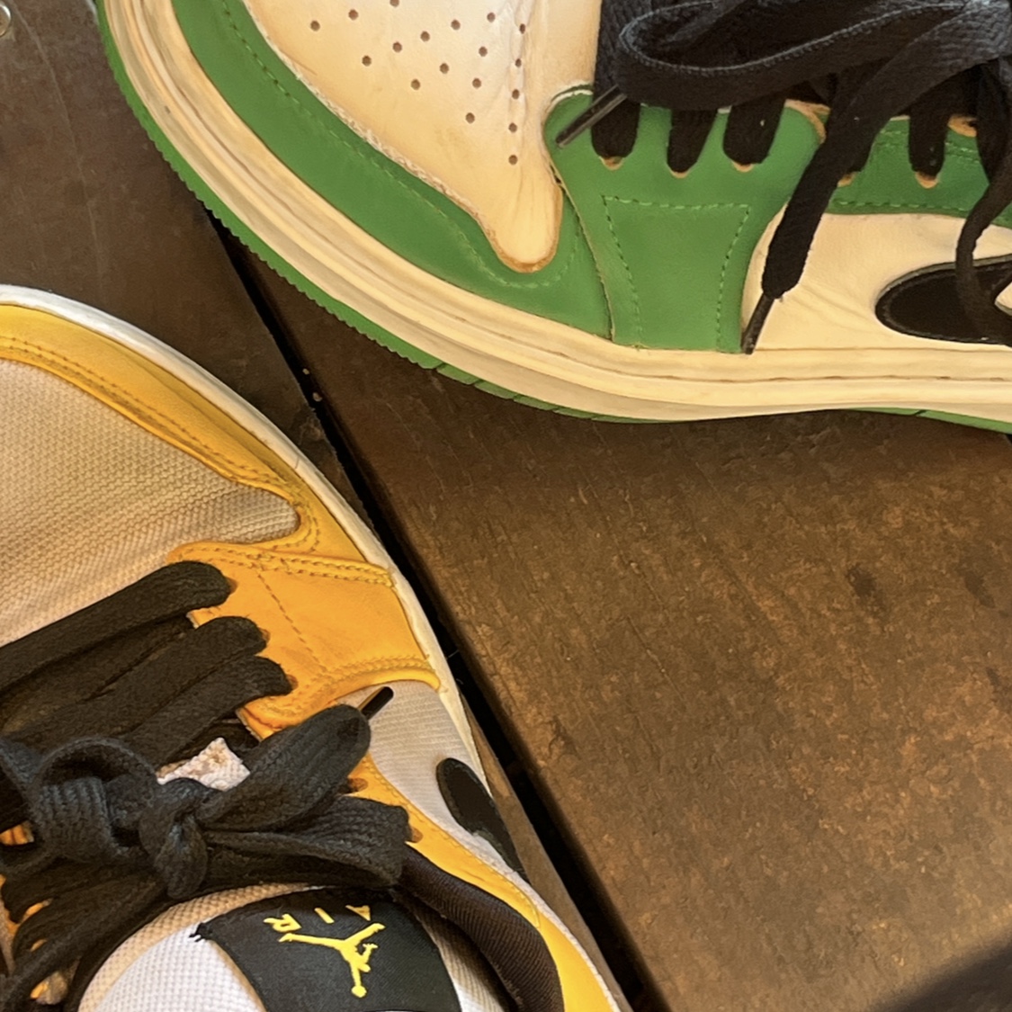 (W) Jordan 1 Low SE Laser Orange, (W) Jordan 1 Low OG Starfish 착용 스타일 - 2
