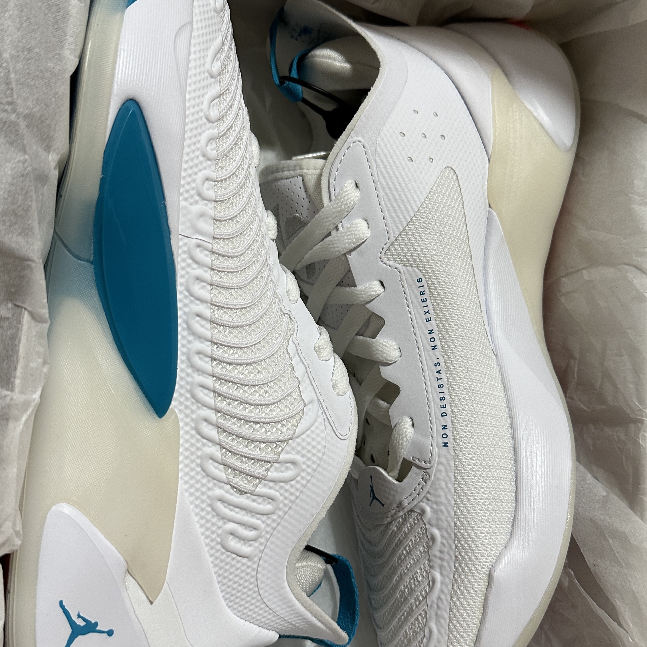 Jordan Luka 1 PF Neo Turquoise 착용 스타일