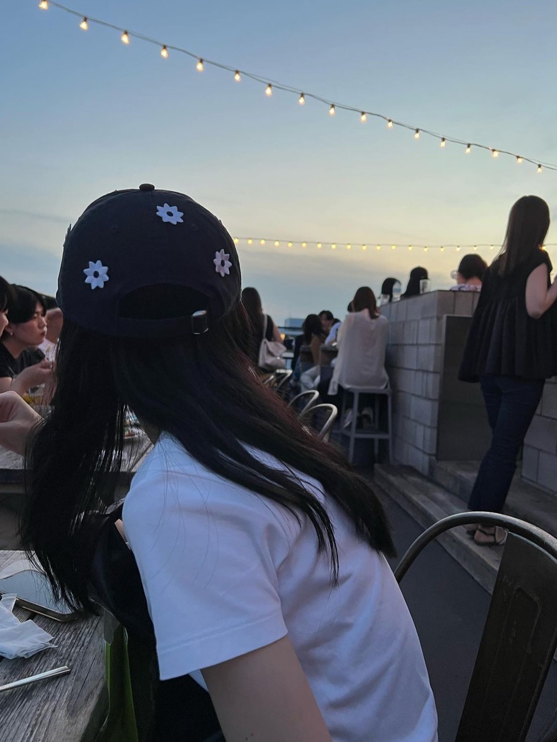 [KREAM 단독] NICK GEAR 3D Flower Cap Black (Green Badge), NICK GEAR 3D Flower Cap Navy (Navy Badge) 착용 스타일