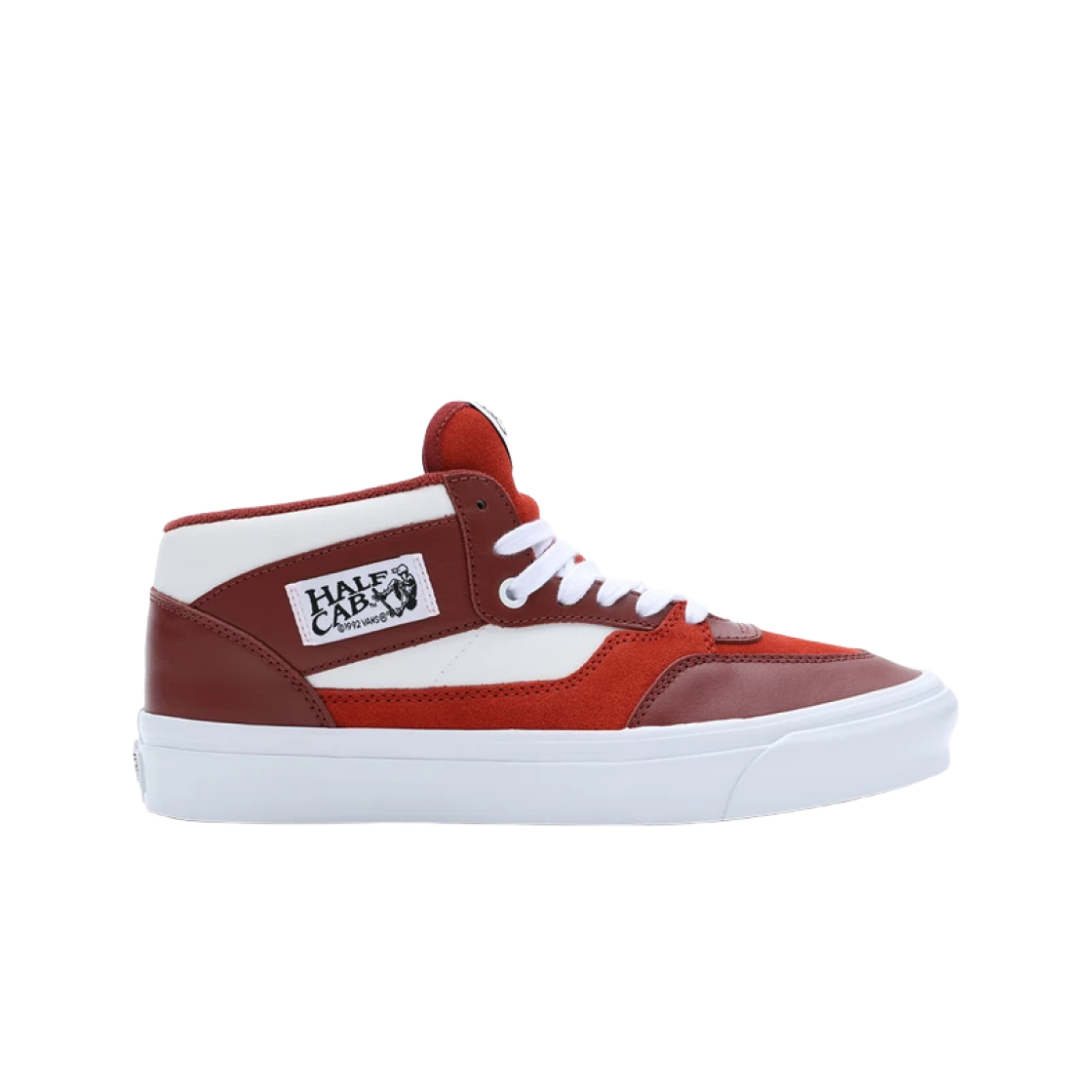 반스 UA 하프 캡 33 DX 블록 레드 트루 화이트(Vans UA Half Cab 33 DX Block Red True White)