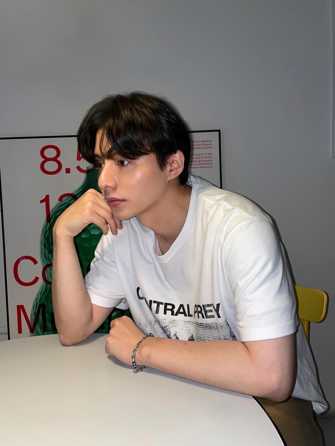 Millo Archive Central Prey T-Shirts White 착용 스타일 - 2
