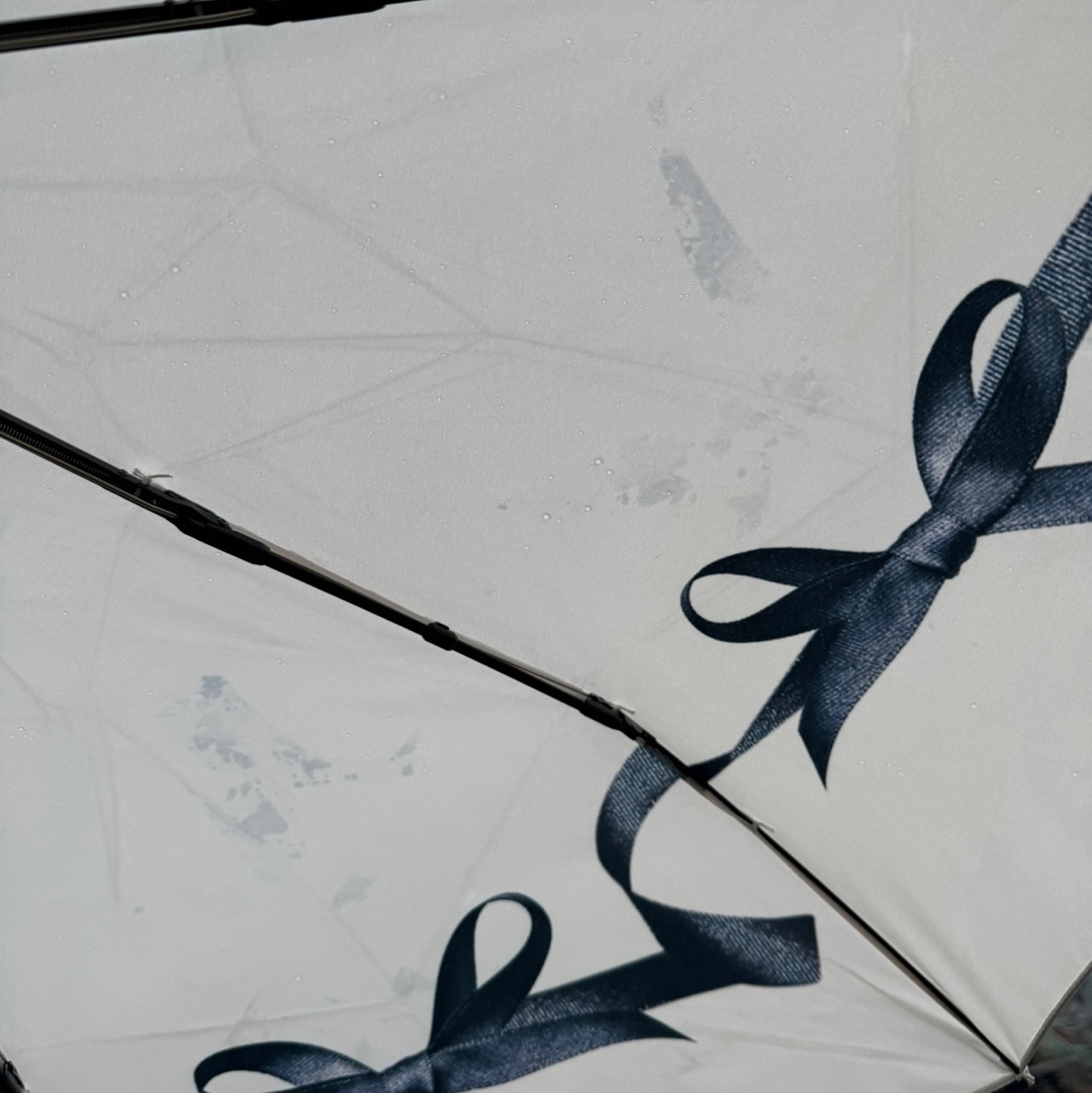[KREAM 단독] PVCS x Bloomingtale Ribbon Point Folding Umbrella+Eco Bag Cover 착용 스타일 - 2