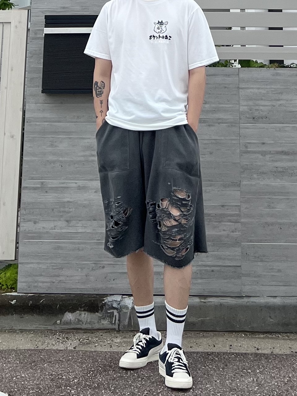 Puma Palermo Vintage Black 착용 스타일 - 2