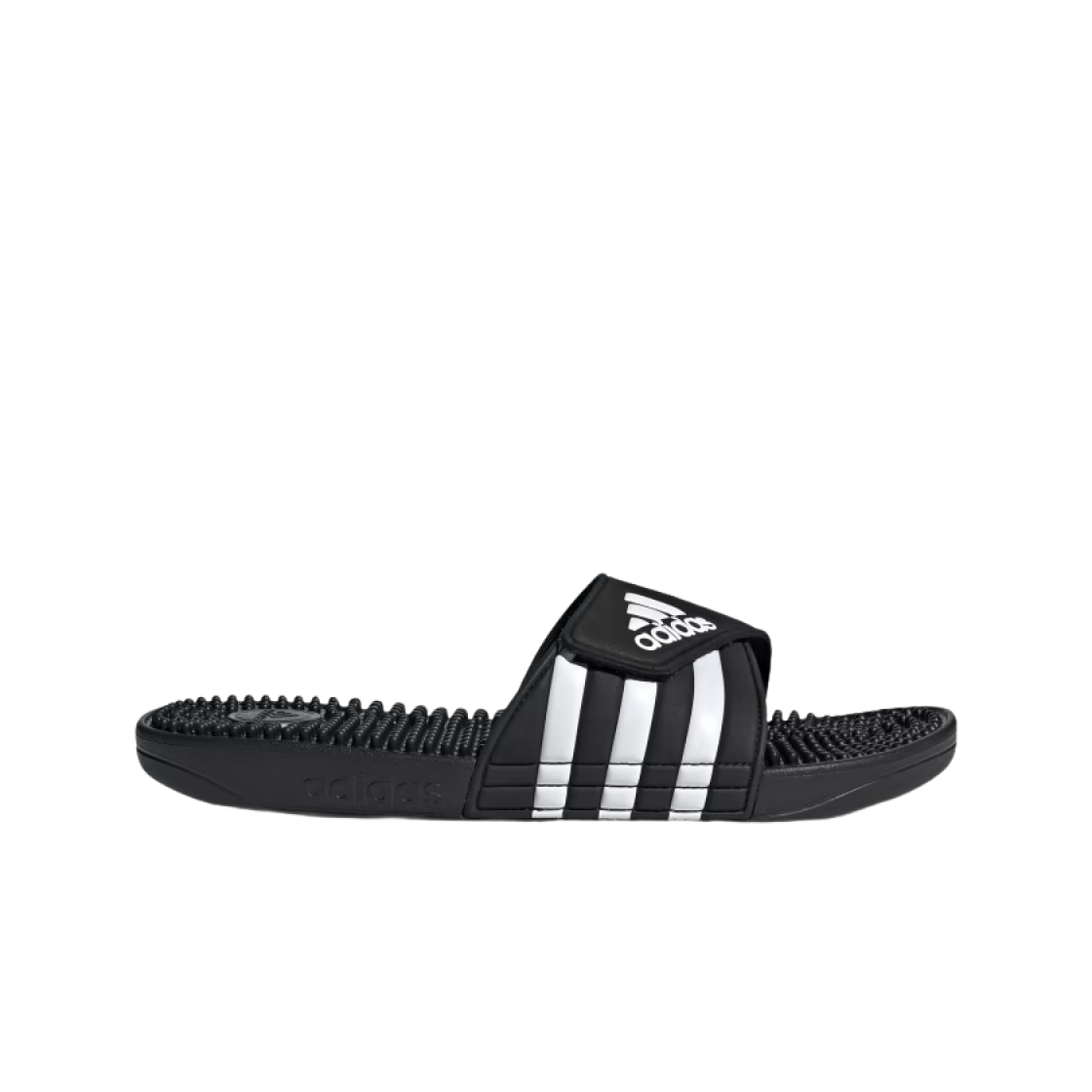 EG6517 Adidas Adissage Slides Core Black Gold Metallic