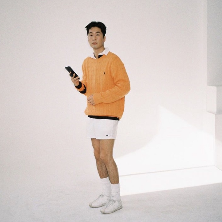 [30%적립] Polo Ralph Lauren Cable Knit Cotton Sweater Grey, [30%적립] Polo Ralph Lauren Cable Knit Wool Cashmerer Sweater Hunter Navy 착용 스타일 - 4