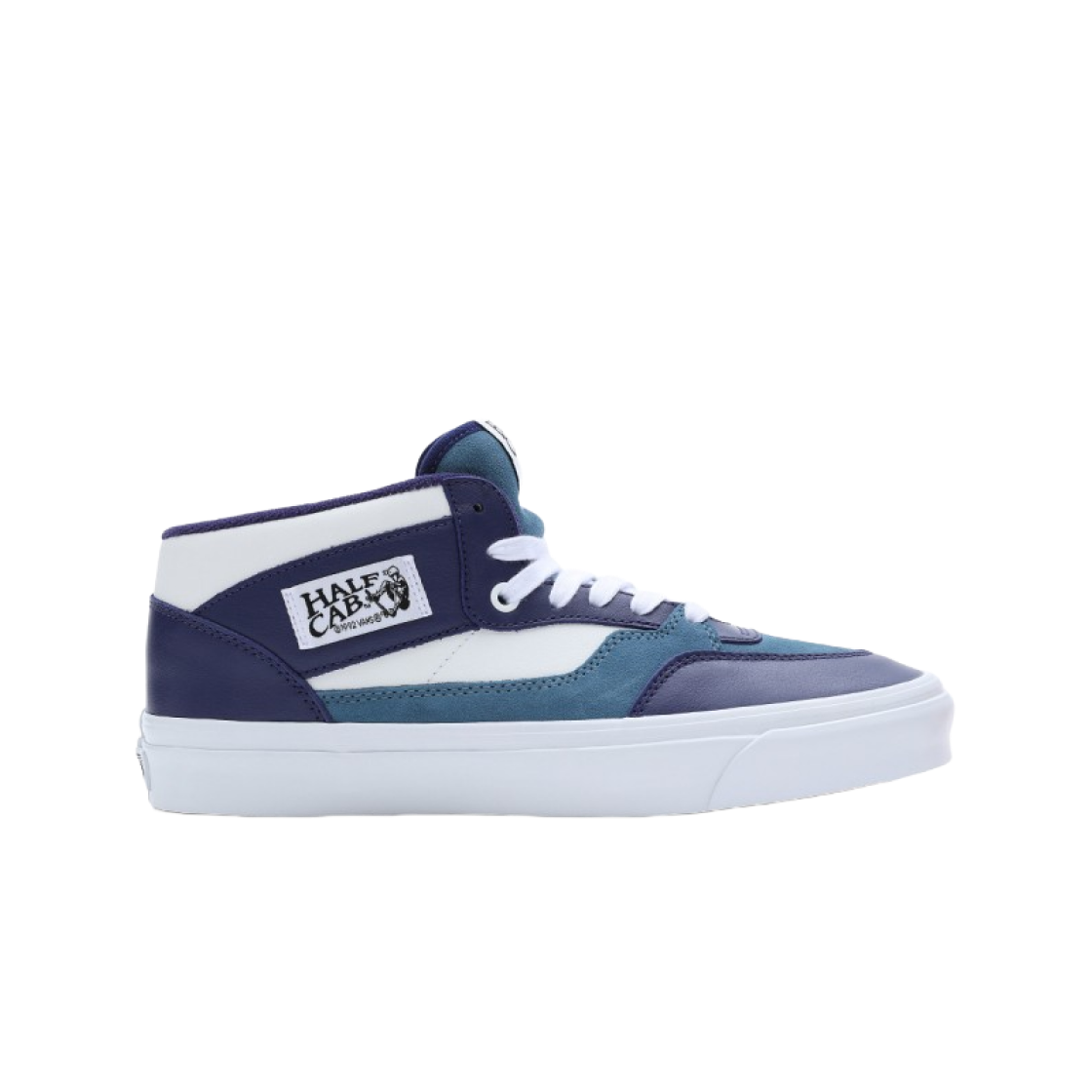 반스 UA 하프 캡 33 DX 블록 블루 트루 화이트(Vans UA Half Cab 33 DX Block Blue True White)