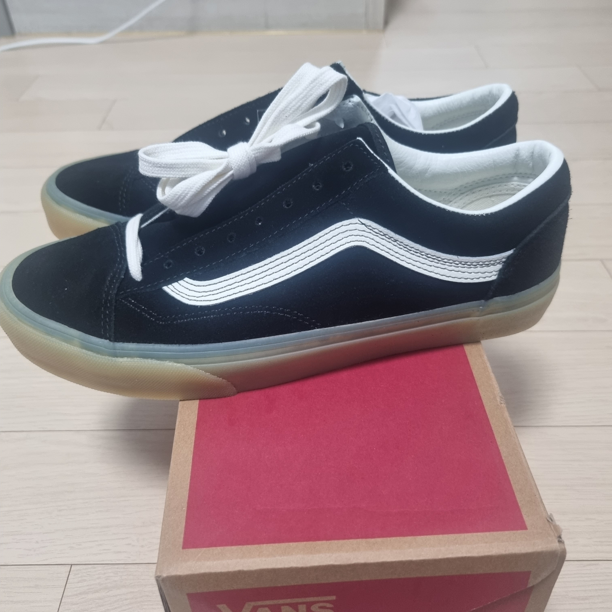 Vans Style 36 Double Light Black Mars 착용 스타일 - 2
