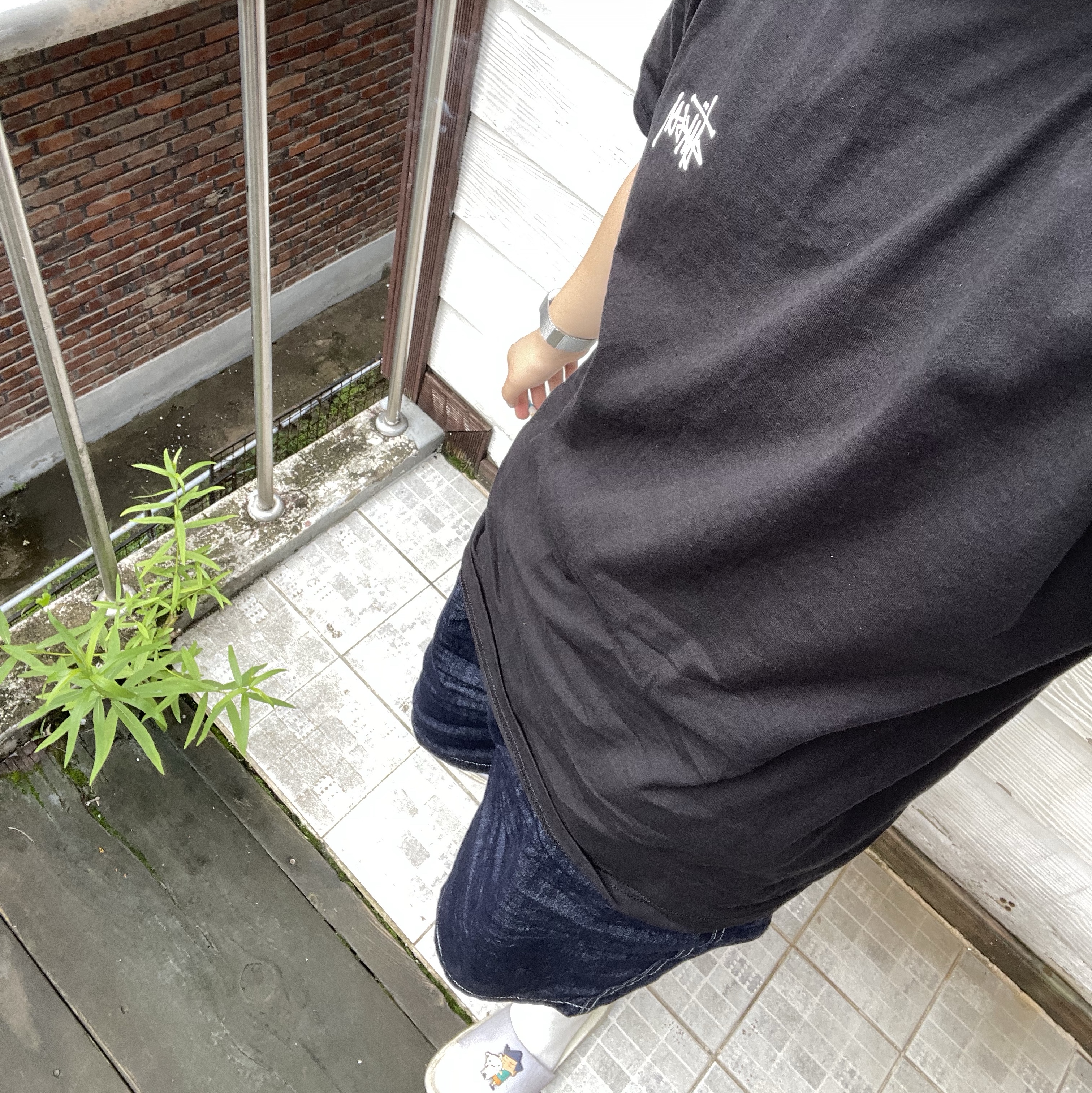 Stussy Basic Stussy T-Shirt Black 2024, 2025 착용 스타일