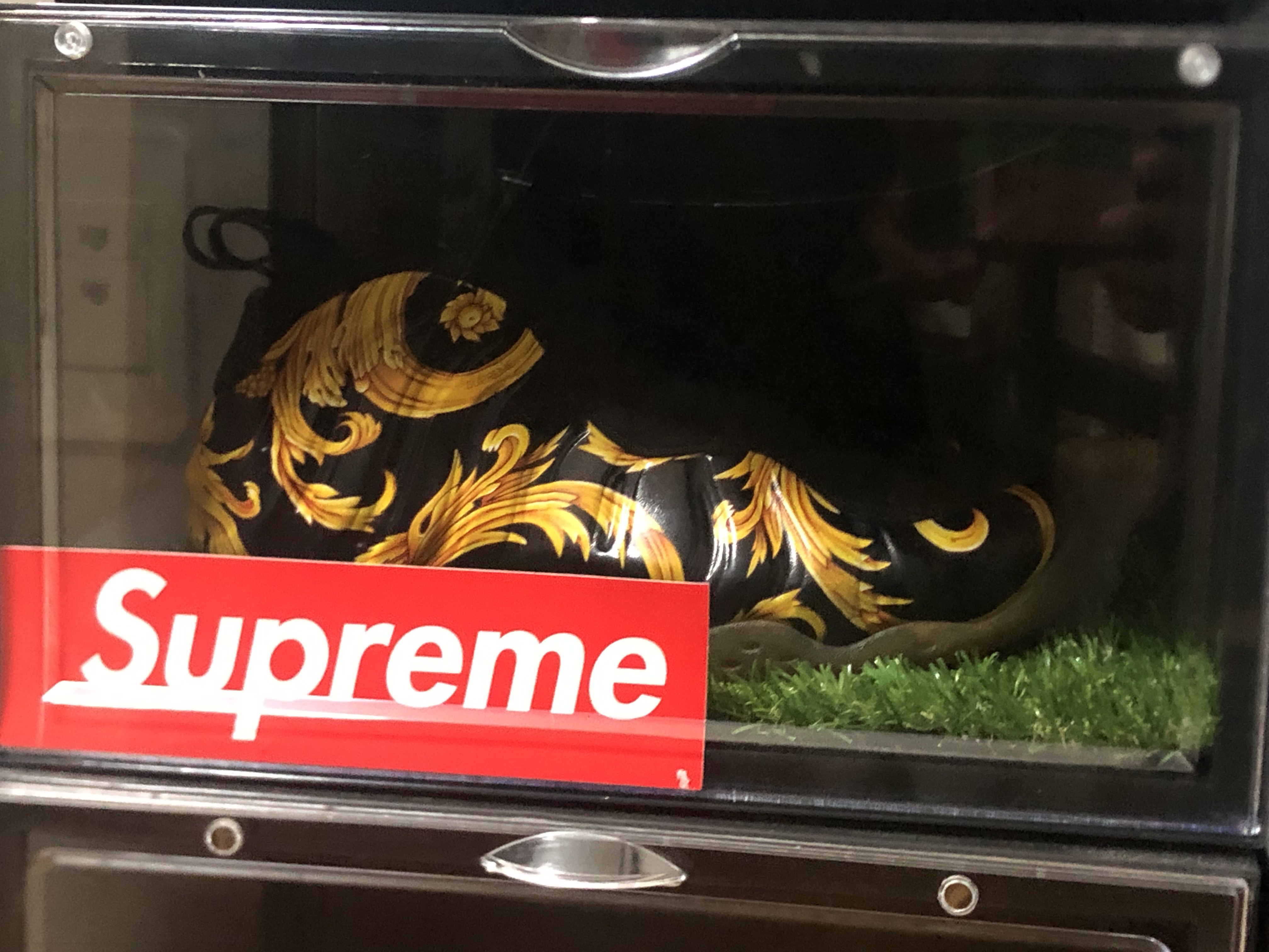 Nike x Supreme Air Foamposite One Black, Nike x Supreme Air Foamposite One Red 착용 스타일