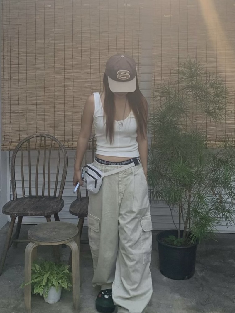 Chrome Hearts Boxer Brief Black, Stussy Chenille S Low Pro Cap Brown 착용 스타일