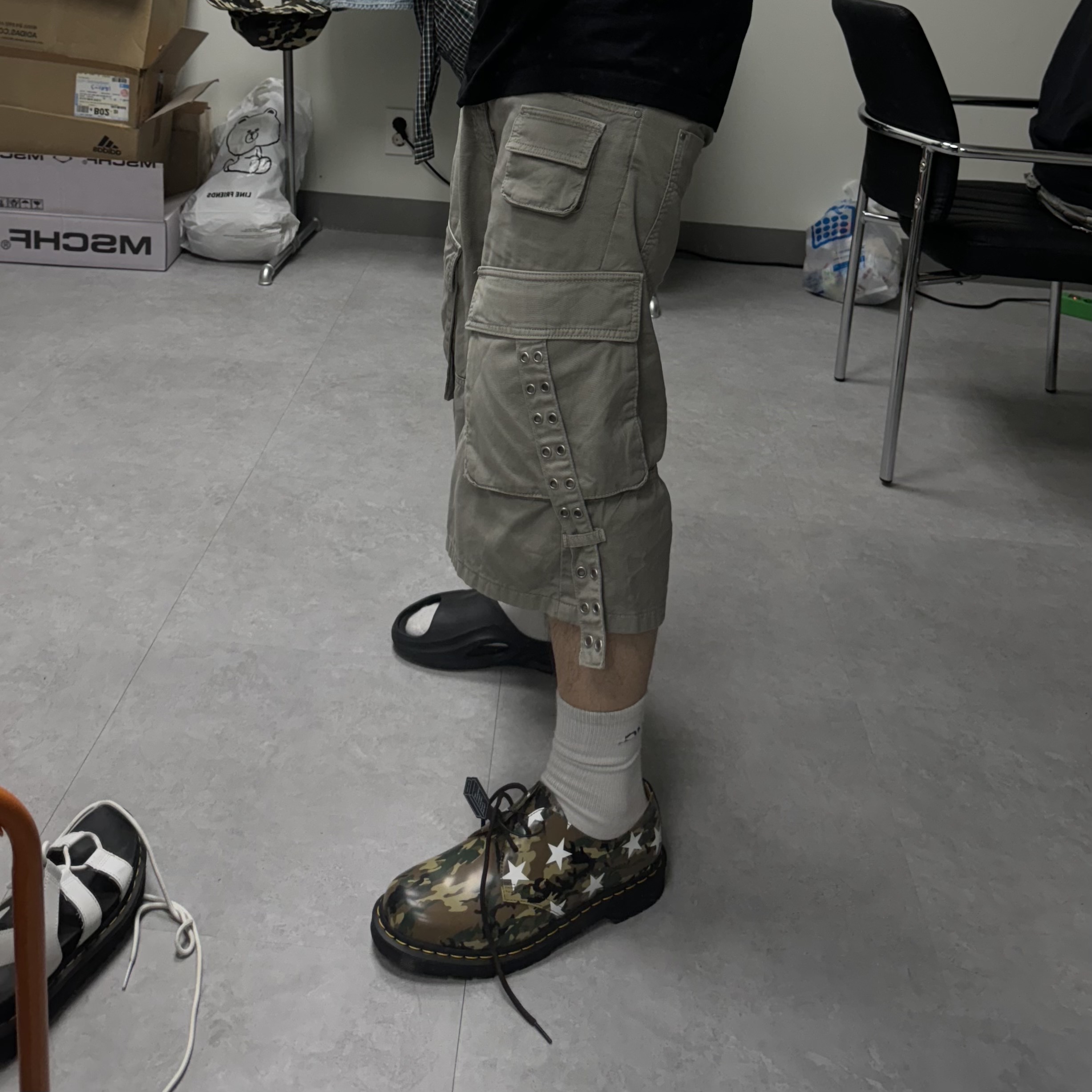 Dr. Martens x END. x Sophnet 1461 Camo Stars Smooth 착용 스타일