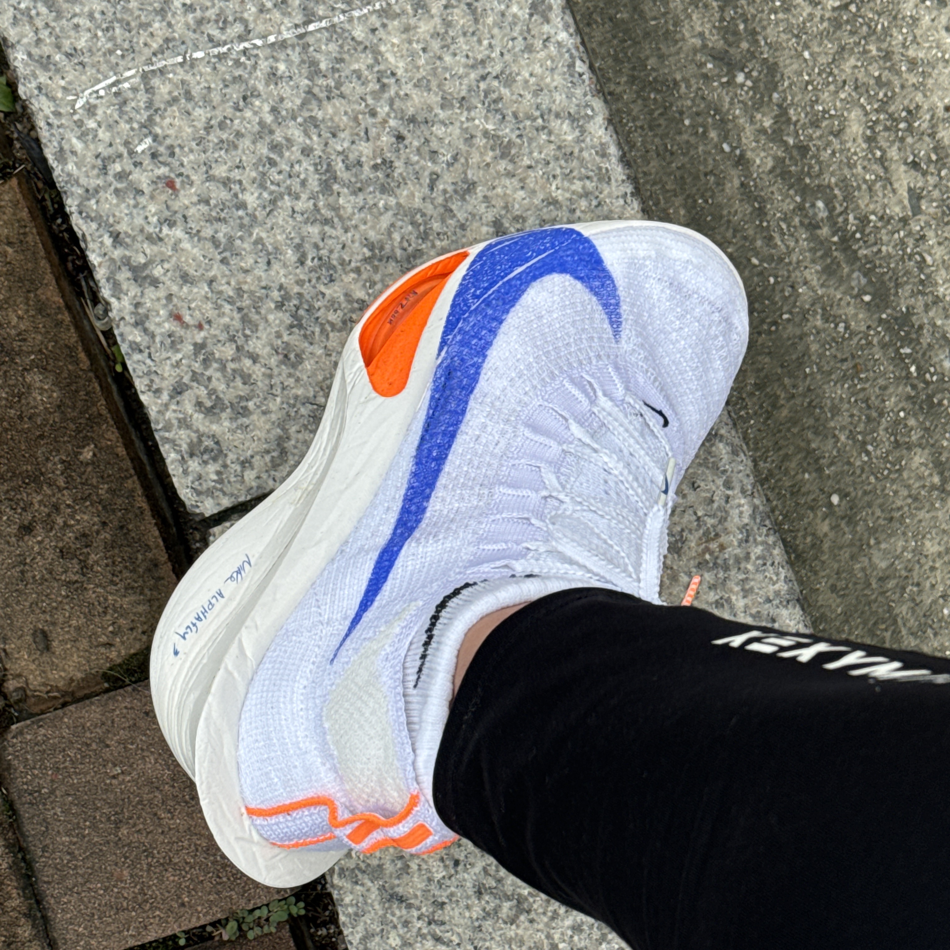 Nike Air Zoom Alphafly Next% 3 Blueprint 착용 스타일
