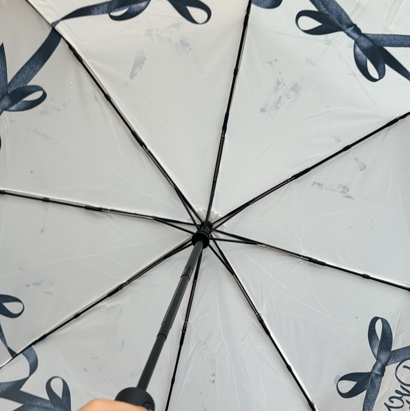[KREAM 단독] PVCS x Bloomingtale Ribbon Point Folding Umbrella+Eco Bag Cover 착용 스타일 - 1