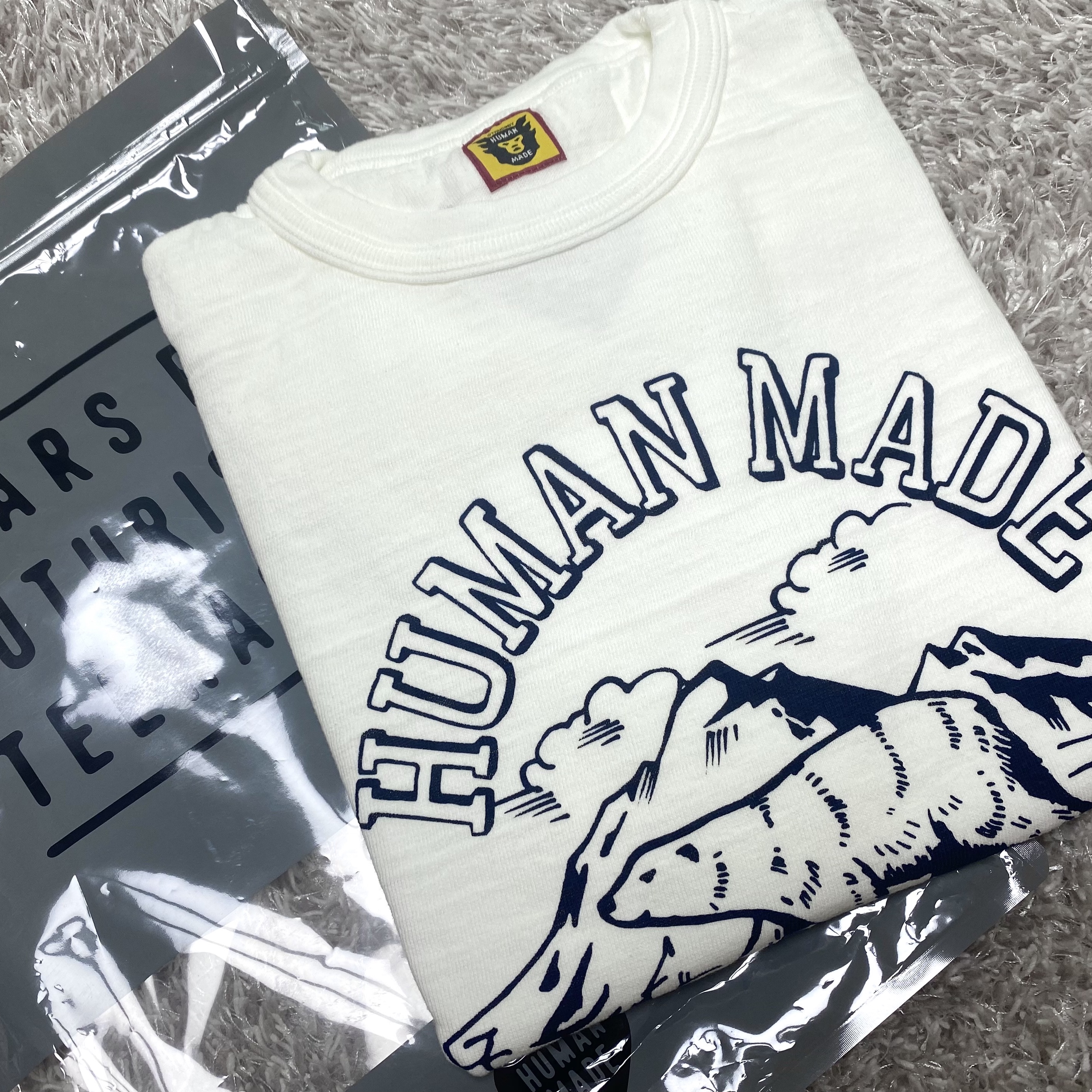 Human Made Graphic T-Shirt #20 White 착용 스타일