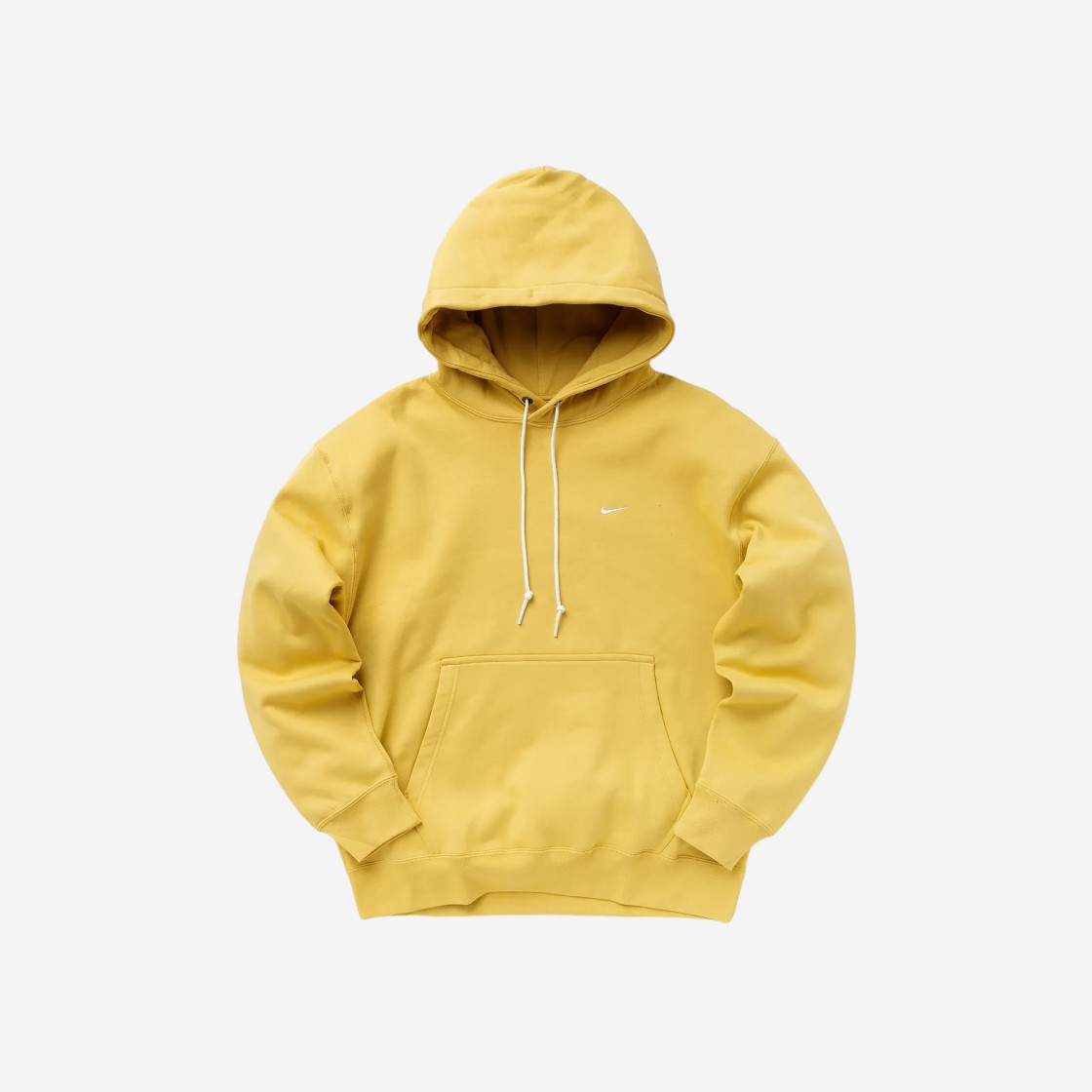 Nike Solo Swoosh Fleece Hoodie Saturn Gold - US/EU 상세 이미지 1