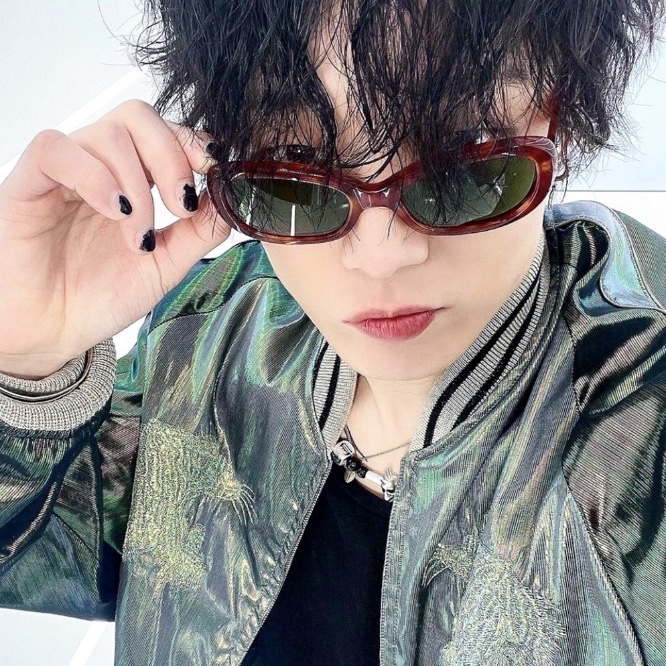 Highcollar Complex Plaid, Highcollar Complex Green Crystal 착용 스타일