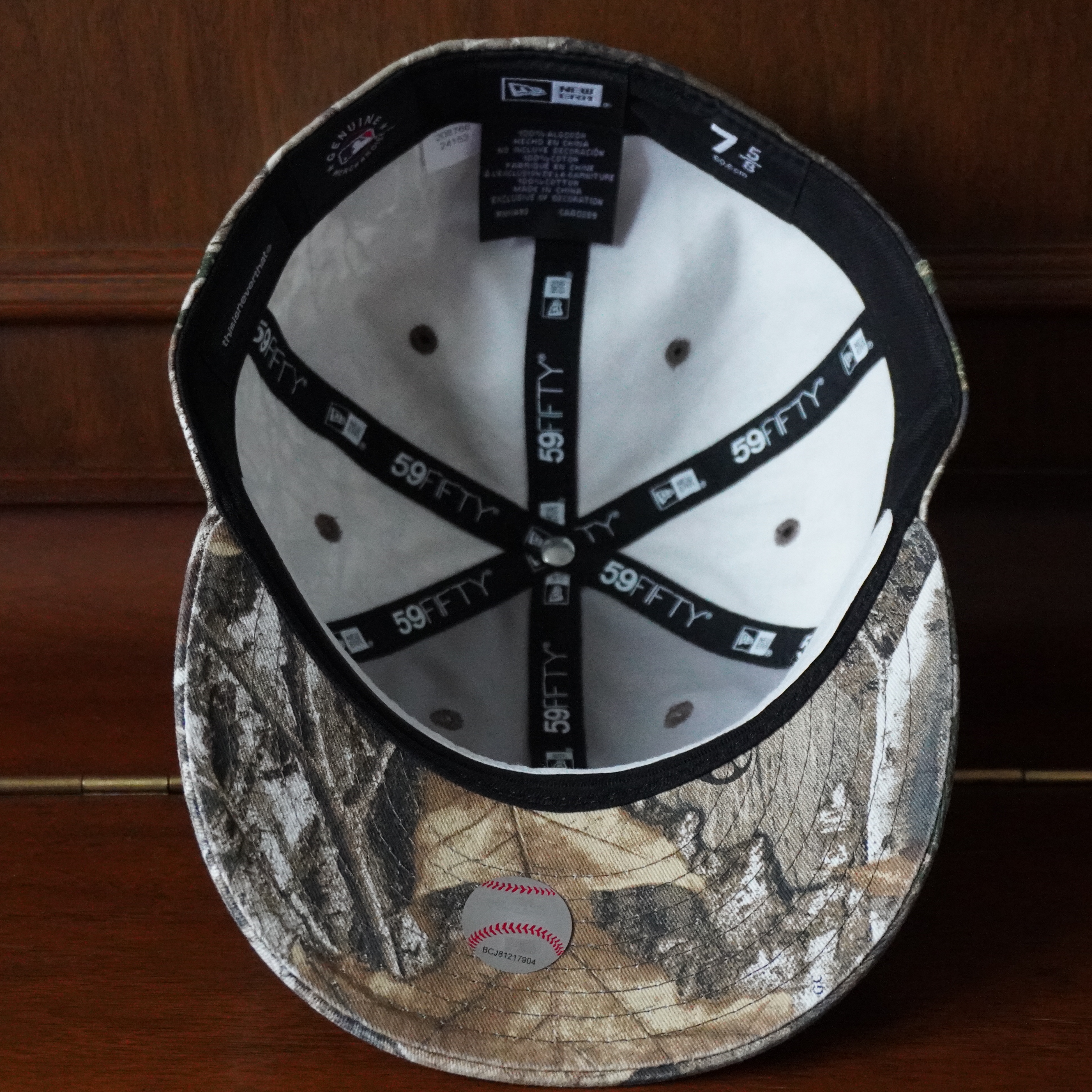 Thisisneverthat x New Era x MLB New York Yankees 59Fifty Retro Crown Cap Realtree 착용 스타일 - 8